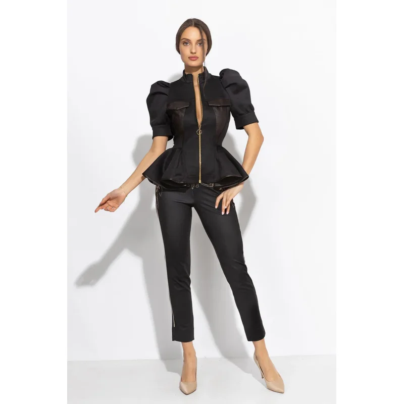 CHAQUETA ESSENTIALS NEGRA