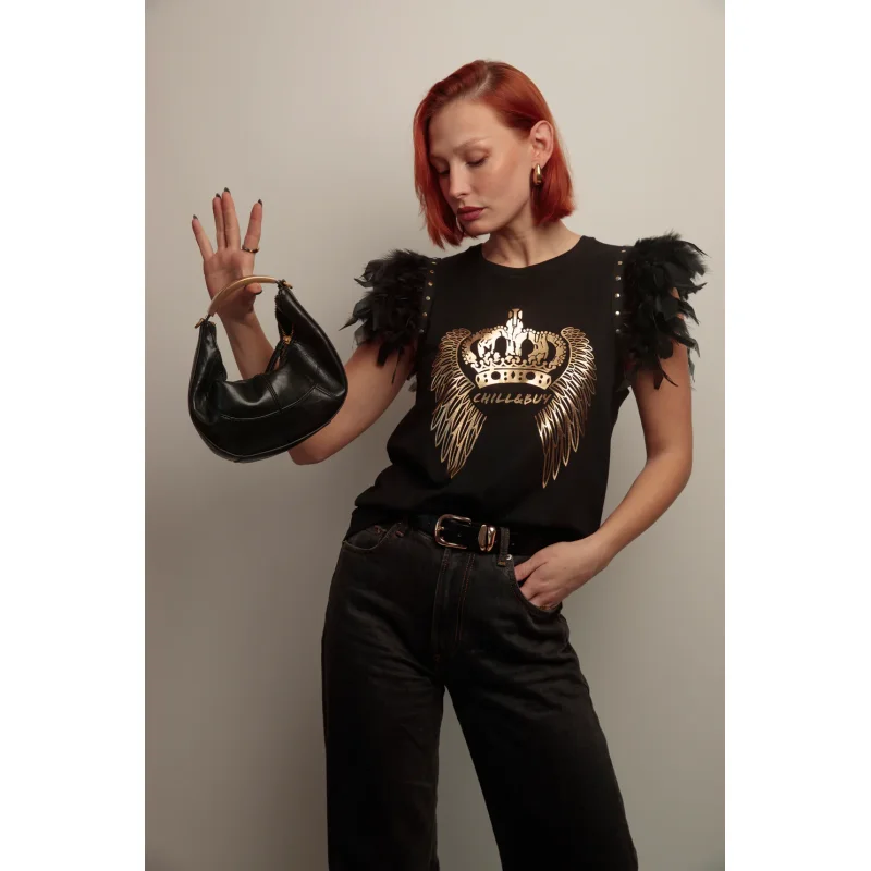 CAMISETA PLUMAS ALAS