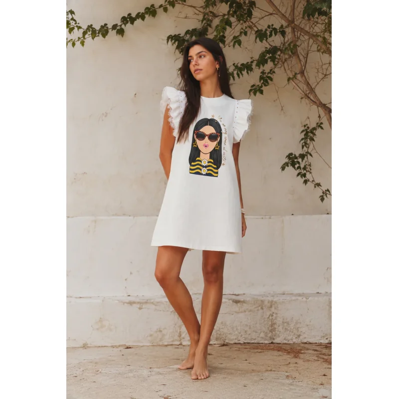 VESTIDO CHICA LUNARES