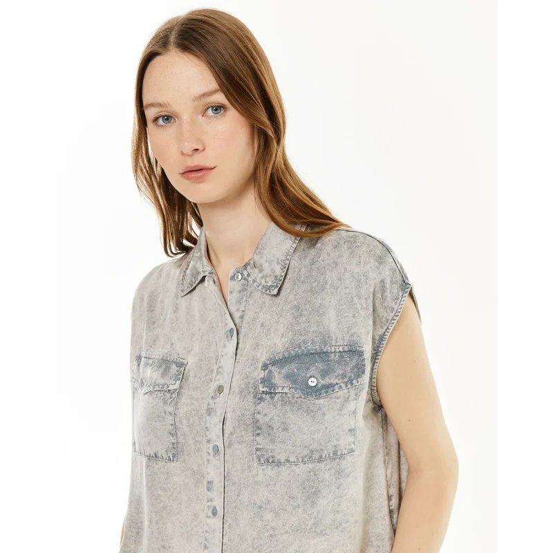 CAMISA EFECTO DESGASTADA