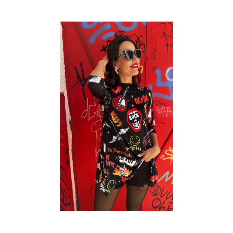 CAMISETA "MISS ROCK"